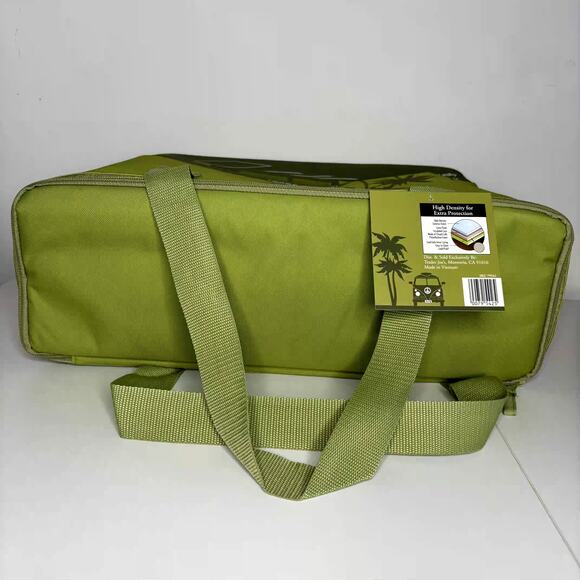 Set of 3 — Trader Joe’s Large Reusable Insulated Cooler Tote Bag Olive Green NWT - Picture 14 of 16